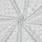 Preview: Baumwoll Druck Tupfen Weiß/Dunkelblau 2mm